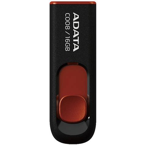 ADATA Classic C008 16GB Black Red AC008 16G RKD