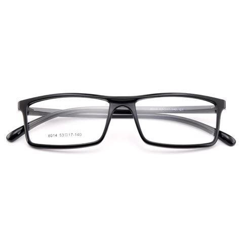 Baonong New Arrival Black Simple Design Extra Thin Tr90 Optical Eyeglasses Full Rim Frames For