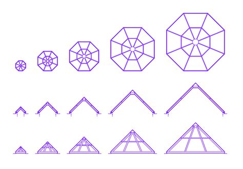 Skylight Pitched Hip 45 Degree Dimensions Drawings Dimensions