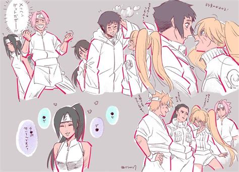 Naruhina Sasusaku And Shikatema Gender Bender “by リスオ Twitter