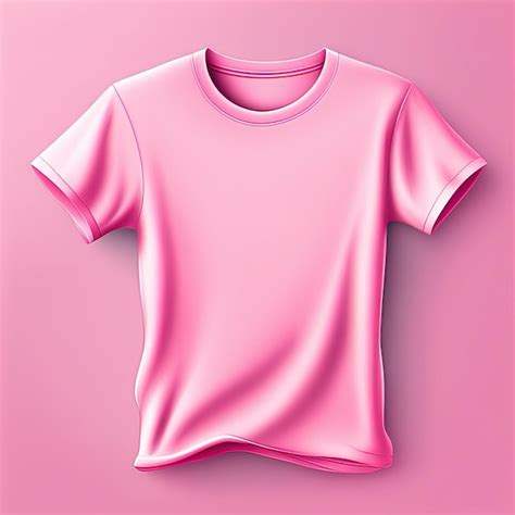 Premium Photo | Mockup design of pink tshirt blank