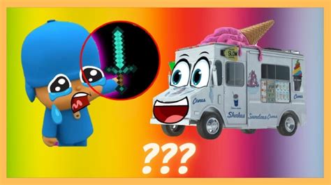 6 Pocoyo Ice Cream Truck Go Away Crying Sound Variations In 60