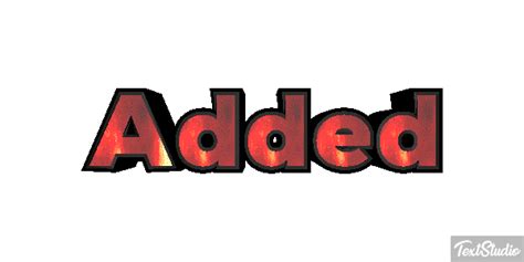 Added Word Animated GIF Logo Designs