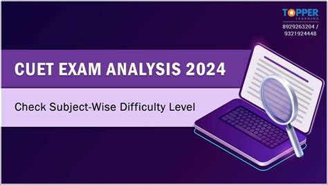 Cuet Exam Analysis Check Subject Wise Difficulty Level