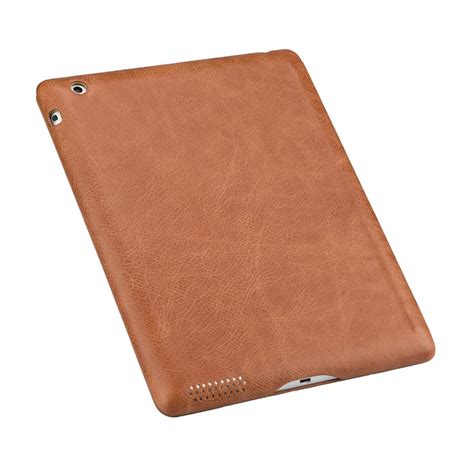 Vintage Genuine Leather Smart Cover Case Ipad Black Jison Ipad