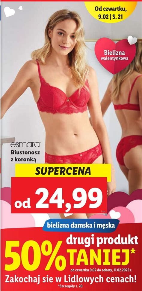 Promocja Biustonosz Z Koronk Esmara Lidl