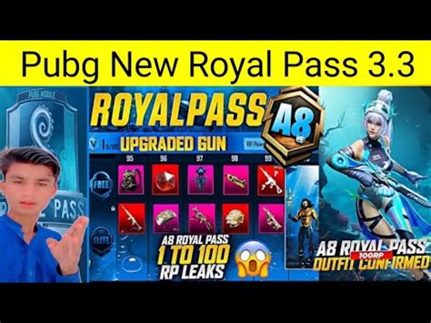 Naw A8 Royal Pass New Rewards New Guns Skins New Upgrade Skin New