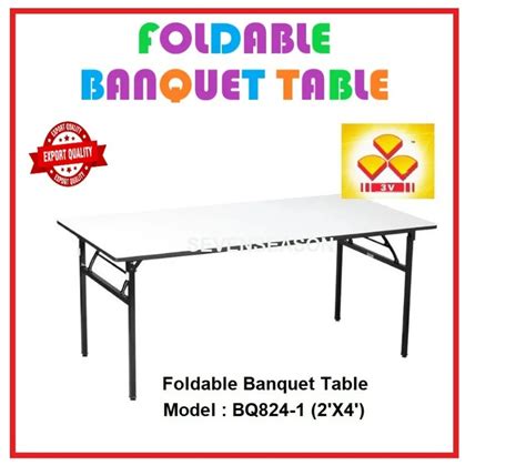 Banquet Table Tesco Banquet Table Foldable Table 1800mm X 750mm Bq