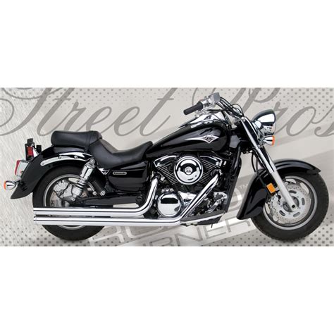 Road Burner RB 01 8030 2 5in Street Pros Exhaust For Kawasaki Vulcan