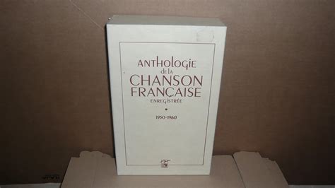 Coffret Anthologie De La Chanson Francaise Enregistree