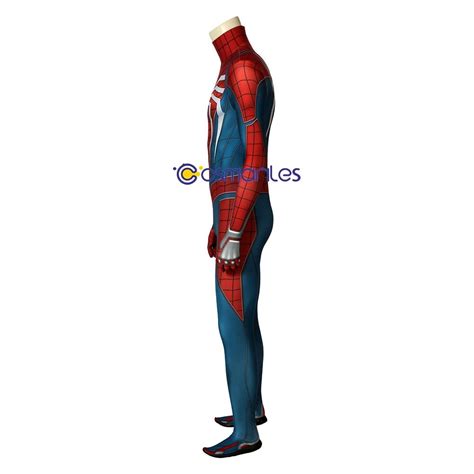 Spiderman Cosplay Costume PS4 Spider-man Advanced Suit