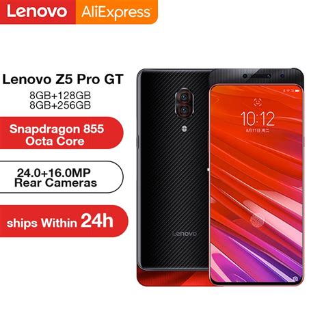 Global ROM Lenovo Z5 Pro GT Snapdragon 855 Smartphone 8GB RAM 256GB