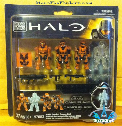 Halo Mega Bloks Orange Spartan