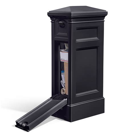 Step2 Atherton Reserve Black Storage Mailbox