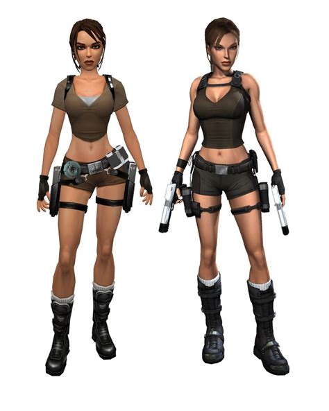 Tomb Raider Legend Left Tomb Raider Underworld Right Tomb Raider Lara