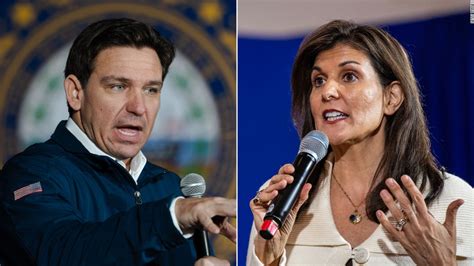 See How Much Desantis And Haley Have Spent On Targeting Each Other Vs