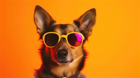 Premium AI Image | Cool dog with sunglasses