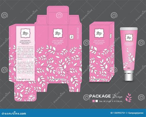 Cosmetic Packaging Design Templates