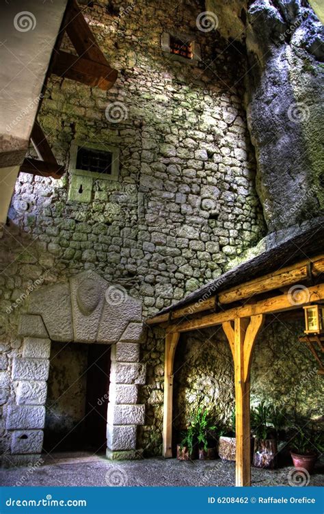 Predjama castle interior stock photo. Image of stone, architectural - 6208462