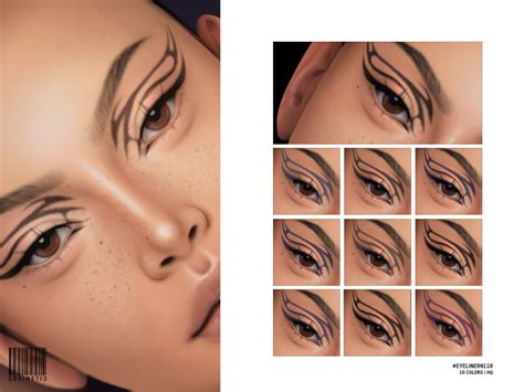 The Sims Resource Gothic Eyeliner N