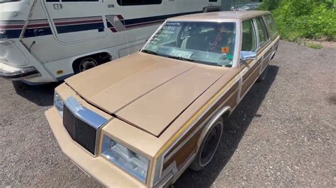 1983 Chrysler Lebaron Town Country Woody Wagon Tour Junkyard Jewels