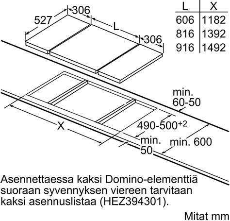 Bosch PXX375FB1E Domino Serie 6 Induktiotaso 30 Cm Verkkokauppa