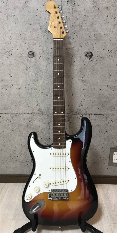 【やや傷や汚れあり】1円 フェンダー Fender Stratocaster ストラトキャスター Original Contour Body エレキギター Made In Japan表記 中古