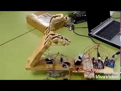 Mano Robotica Con Arduino YouTube