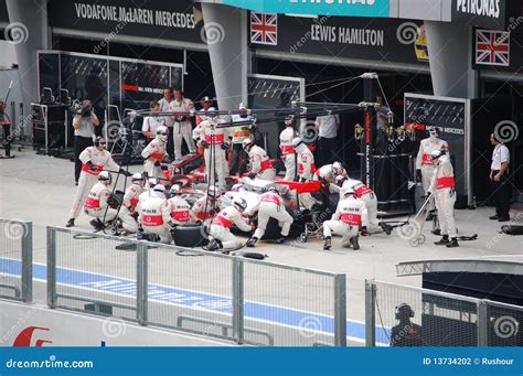 Formula 1 Malaysian Grand Prix Sepang 2010 Editorial Photography