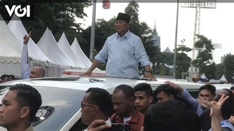 Usai Kampanye Akbar Yang Dihadiri Ribu Orang Di Gbk Prabowo Minta