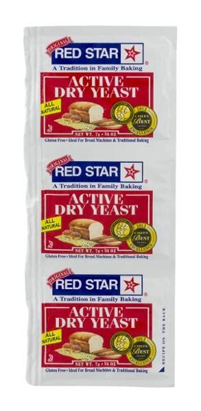 Red Star Active Dry Yeast 3ct Hy Vee Aisles Online Grocery Shopping