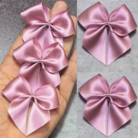 Laço de Cetim Nº p Decoração Lembrancinhas Nude Elo