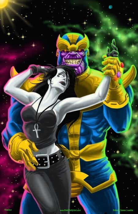 Thanos loves Death – Bob The Artist