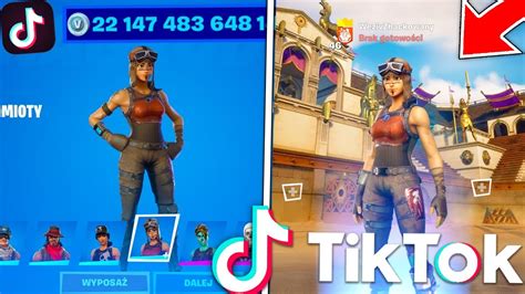 TESTUJĘ Popularne LIFEHACKI z TIKTOKA w Fortnite Darmowe Skiny YouTube