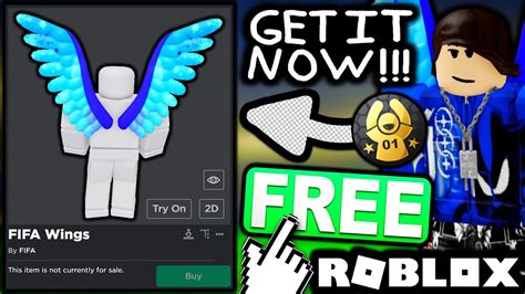 FREE ACCESSORY HOW TO GET FIFA Wings Roblox FIFA World Event YouTube