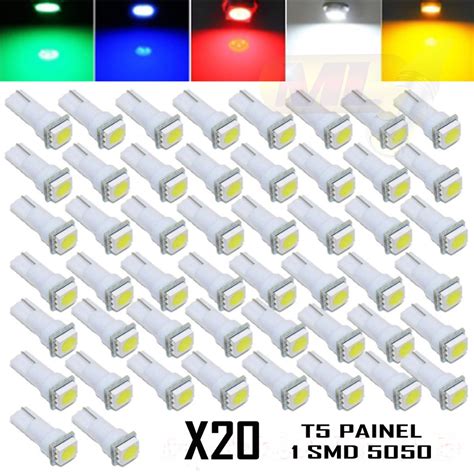 Kit Super Led Painel T5 1 SMD 5050 12v Pinguinho Shopee Brasil