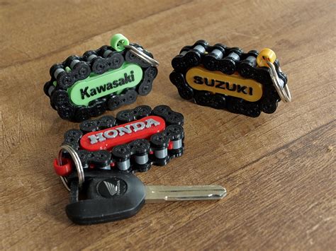 Motorcycle Roller Chain Key Ring By Bootjevaarder Makerworld