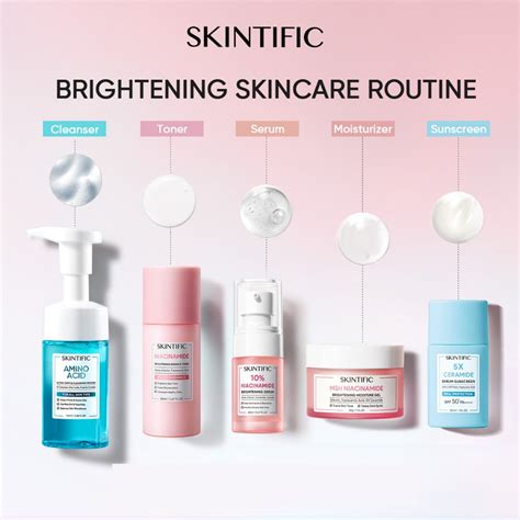 Jual 5pcs Packet Skintific 5pcs With Sunscreen Paket Skincare Low Ph Cleanser Moisture Gel