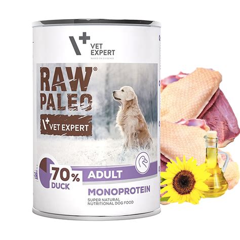 RAW PALEO Mono Karma Mokra Dla Psa Kaczka 400g 14786137247 Allegro Pl