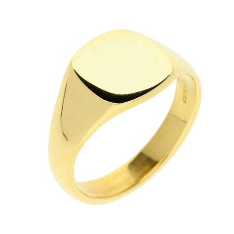 Ct Yellow Gold Gents Signet Ring G