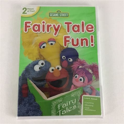 Sesame Street Fairy Tale Fun DVD Learn Counting Rhyming Bonus Features ...