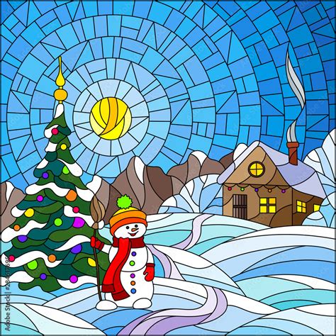 Christmas Stained Glass