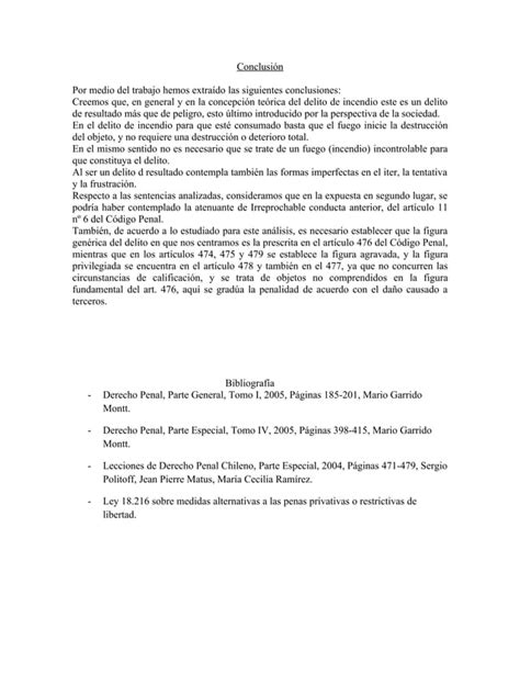 Analisis De Sentencias Sobre Delito De Incendio PDF