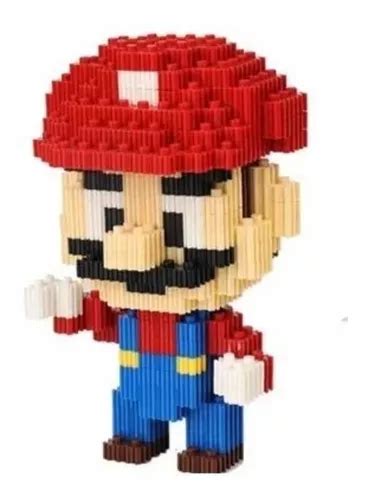 Mini Bloques Armable Figura 3d Micro Blocks Mario Bros Cuotas sin interés