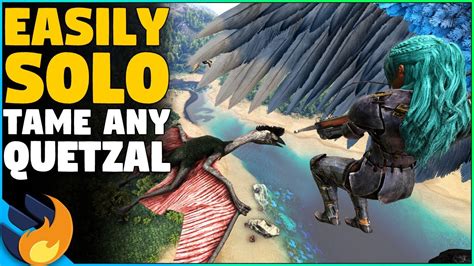 Easily Solo Taming A Quetzal With Whistles Ark Monarky S Youtube