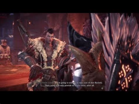 Monster Hunter World Iceborne Barioth Boss Fight YouTube