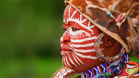 African Tribal Make Up Whats Behind The Face Paint Al Arabiya English