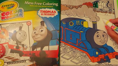 New Thomas And Friends Crayola Colour Wonder Opening And Review Youtube