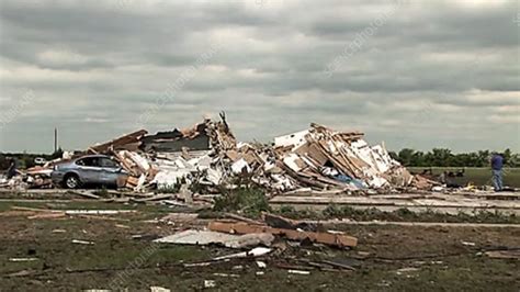 Tornado damage, Texas - Stock Video Clip - K002/3098 - Science Photo ...