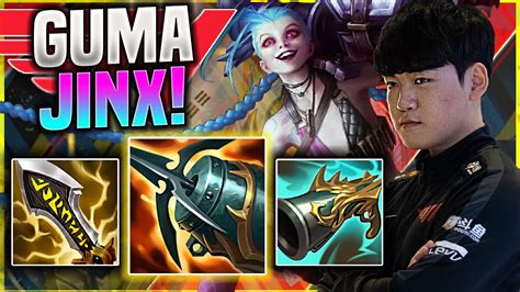 GUMAYUSI TRIES NEW JINX BUFFS T1 Gumayusi Plays Jinx ADC Vs Kai Sa